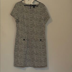 Tahari Black and White Mini Dress